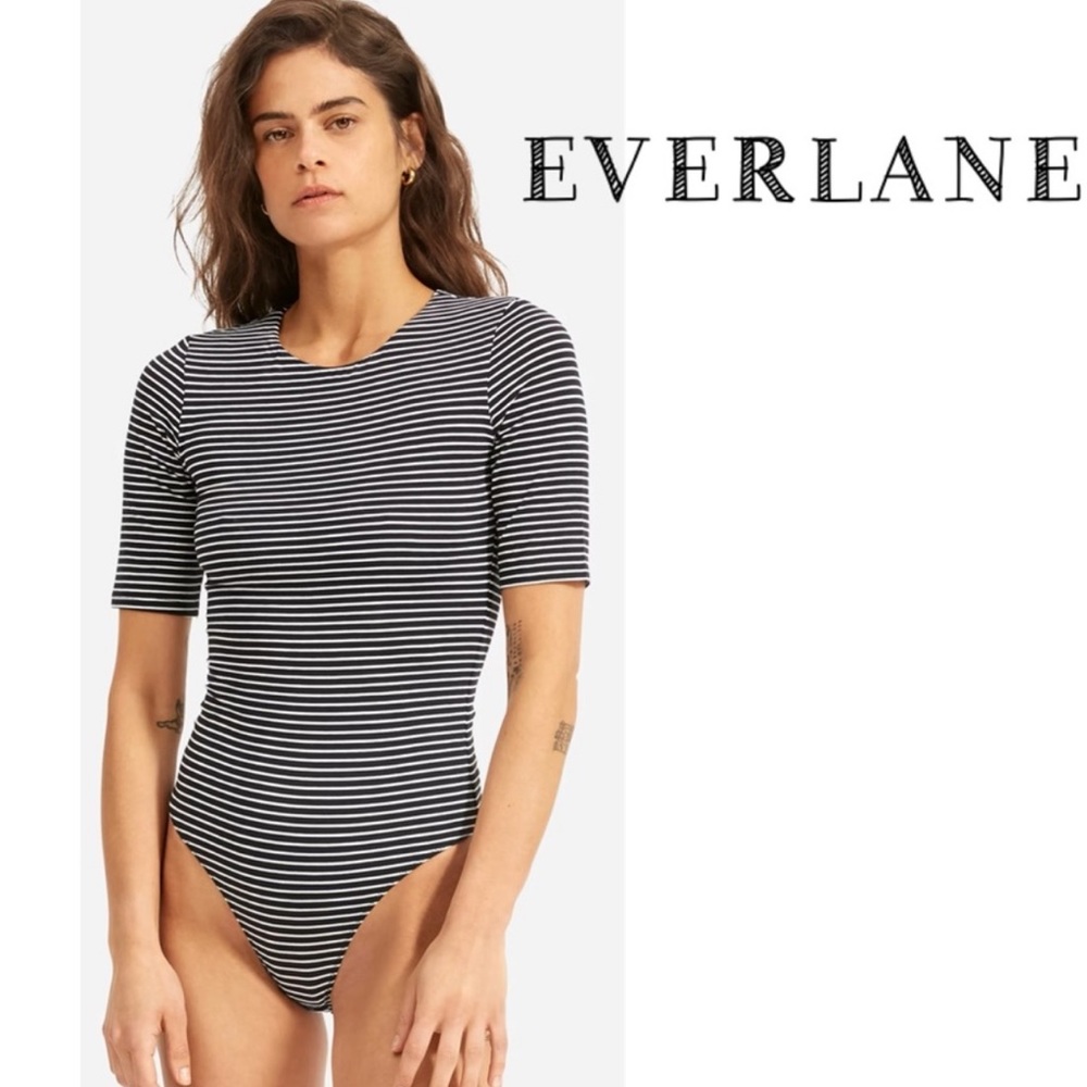 Everlane Stripped Bodysuit